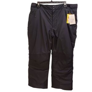 All in Motion XXL Black Snow Pants Water Wind Resistant New With Tags
